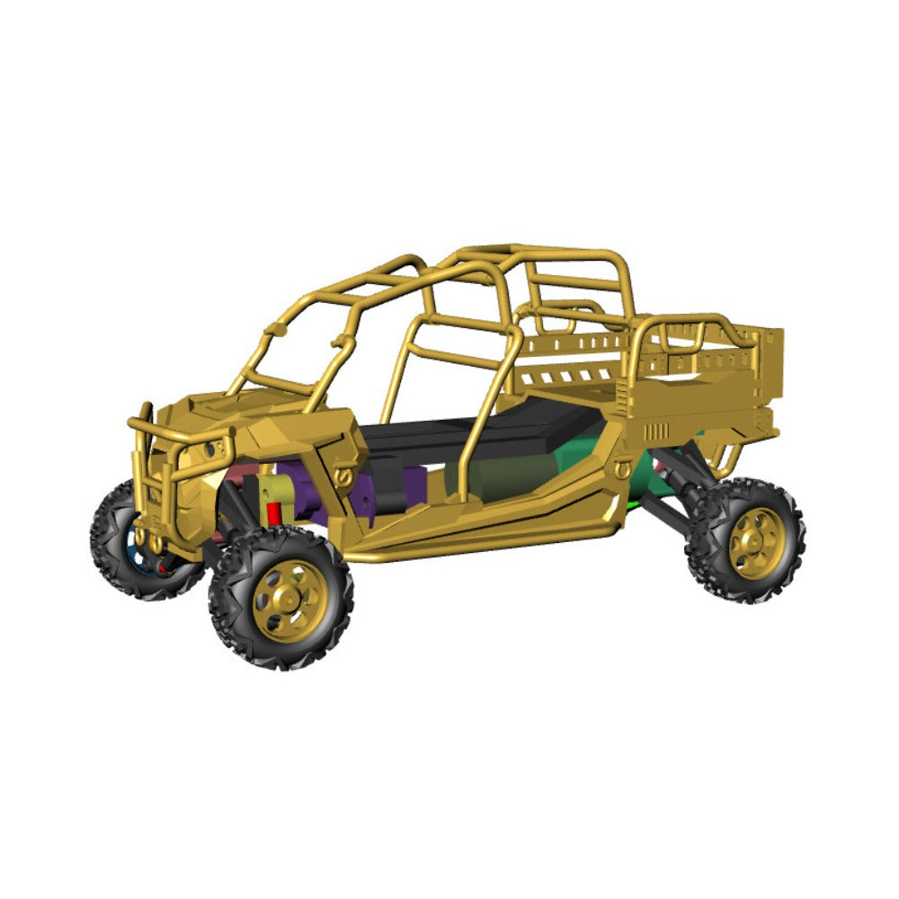 1/35 Polaris MRZR 3D Printing All-terrain Rc Assembly Model Car