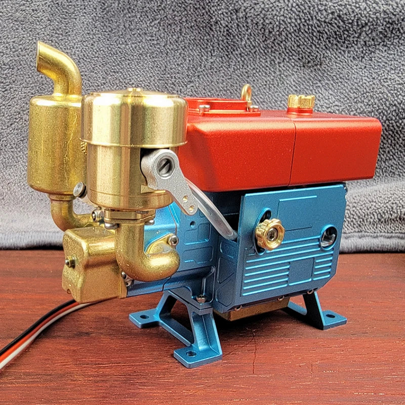2.2CC Mini Steam Engine Model MUSA with CDI Igniter Single Cylinder Diesel Engine Model VAJJEXRC