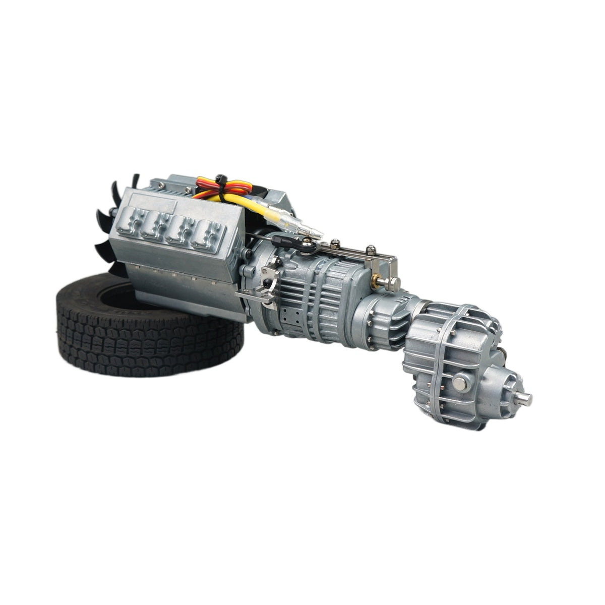 Medidas Motorreductor Tamiya 70097 de 2 Velocidades con doble motor