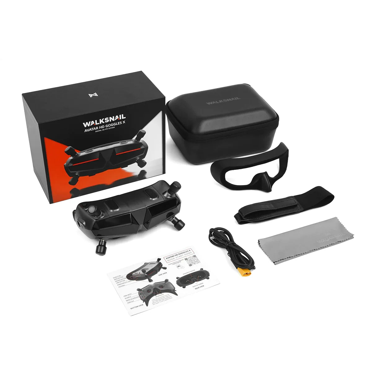 dji goggles hdmi input CADDX Walksnail Avatar HD Goggles X for Fpv – VAJJEXRC