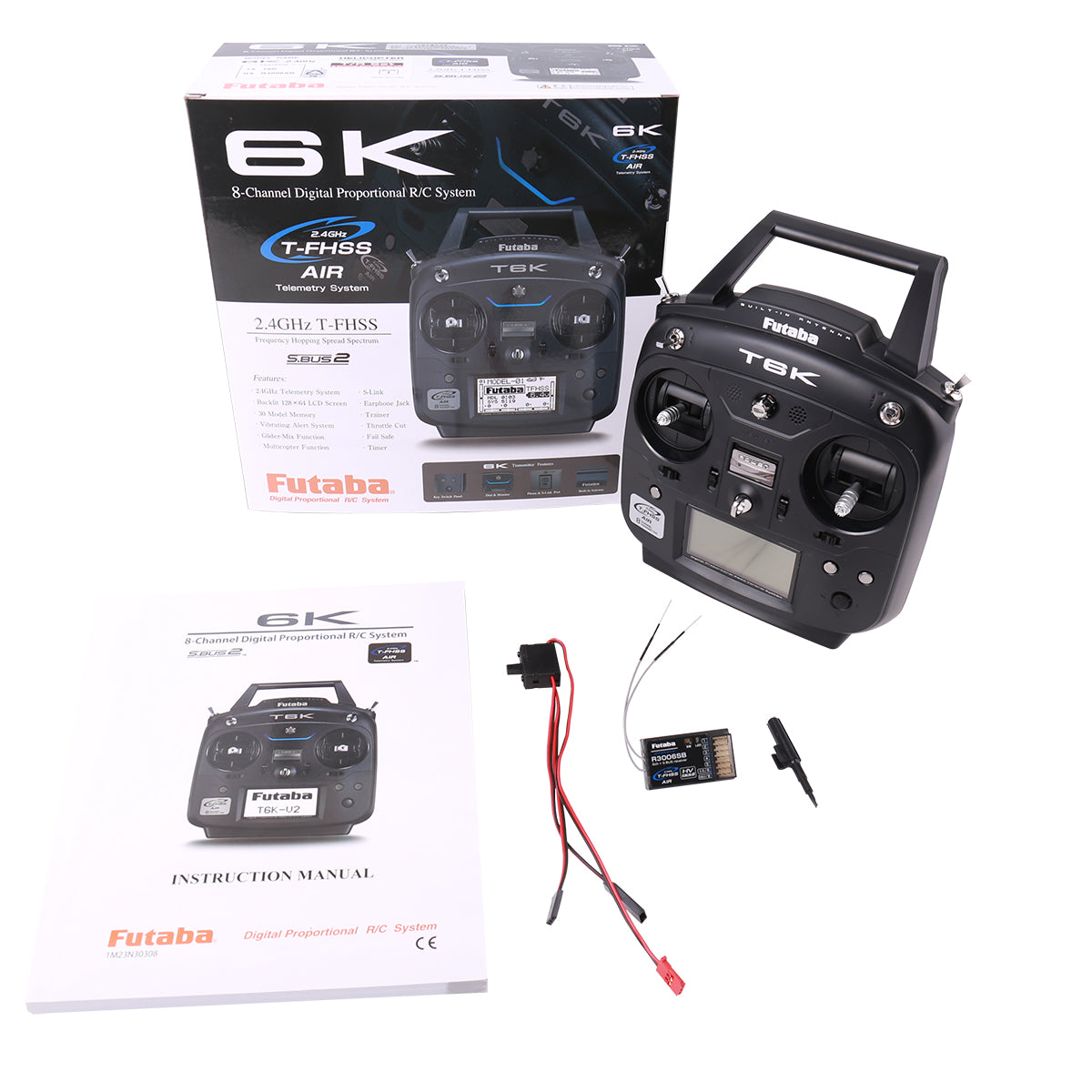 FUTABA T6K V3S 6ch 2.4G Transmitter with R3006SB Receiver – VAJJEXRC