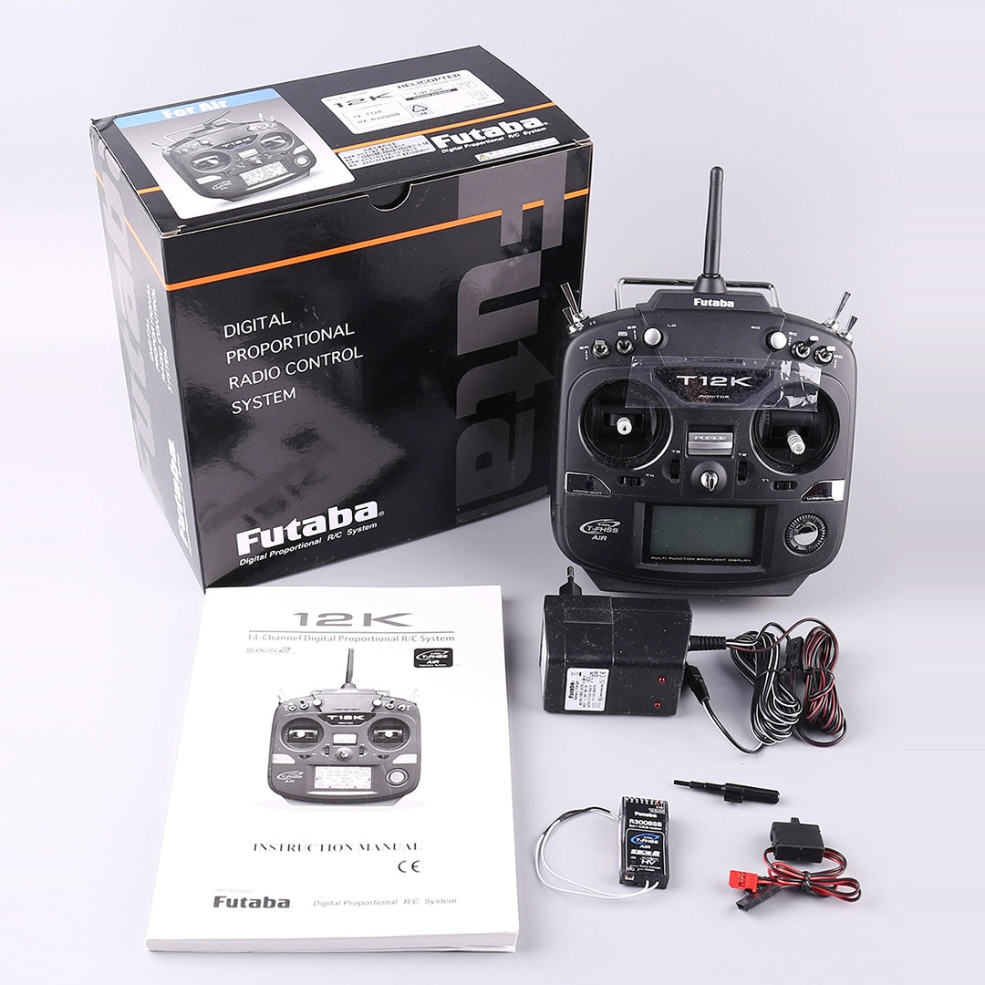 Futaba T12K 12ch Remote Transmitter 2.4G with 3008 Receiver – VAJJEXRC