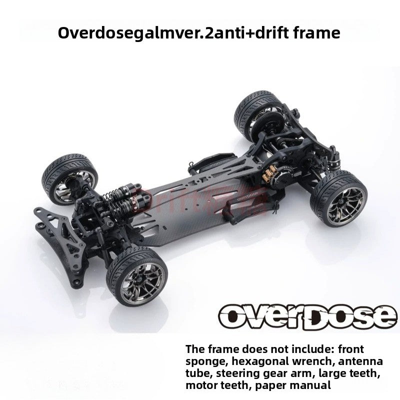 OVERDOSE OD3920 GALM V2 Anti+ 1/10 RWD RC DRIFT CAR FRAME KIT