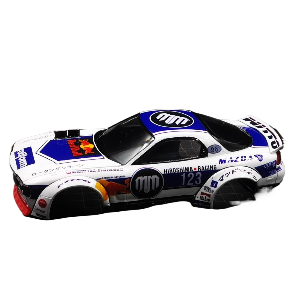 1/24 TAMIYA MADMIKE RX7 BOSS rc drift car body, painted finished