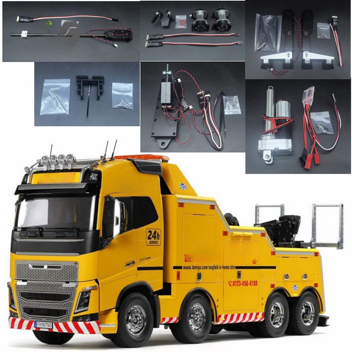 Tamiya 1/14 56362 VOLVO FH16 750 RC Clearance TRACTOR Op Part