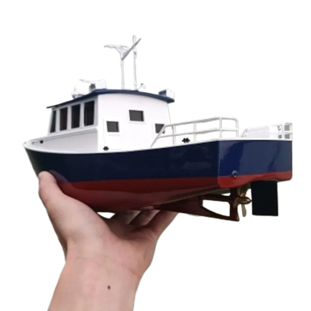 diy remote control fishing boat with reel 1/48 REMOTE CONTROL Fishing Boat Model Kit