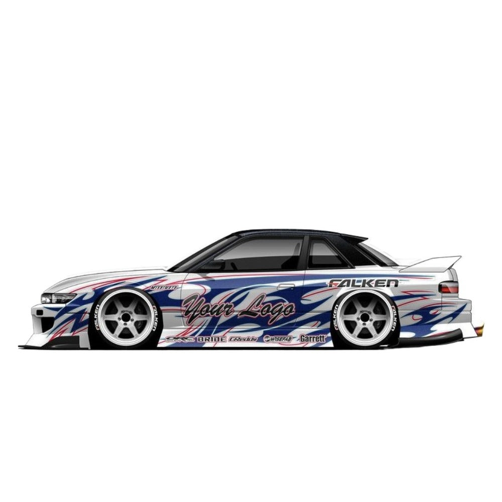 1/24 RC DRIFT CAR MA RACING TG SUPER ZERORC S13 S15 Car Shell