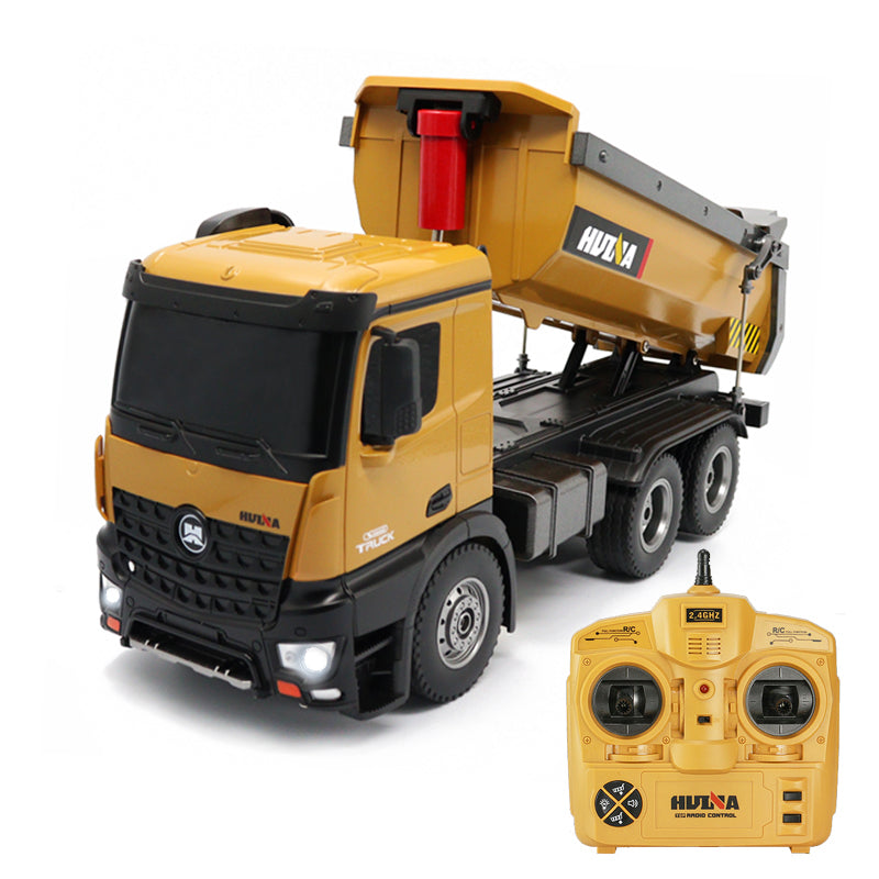 HuiNa Toys 1573 10CH　 1/14 RC ダンプトラック （RTR） Huina Toys 1573 2.4G 10ch RC Die-cast Dump Truck 1&frasl;14 scale. Hobby