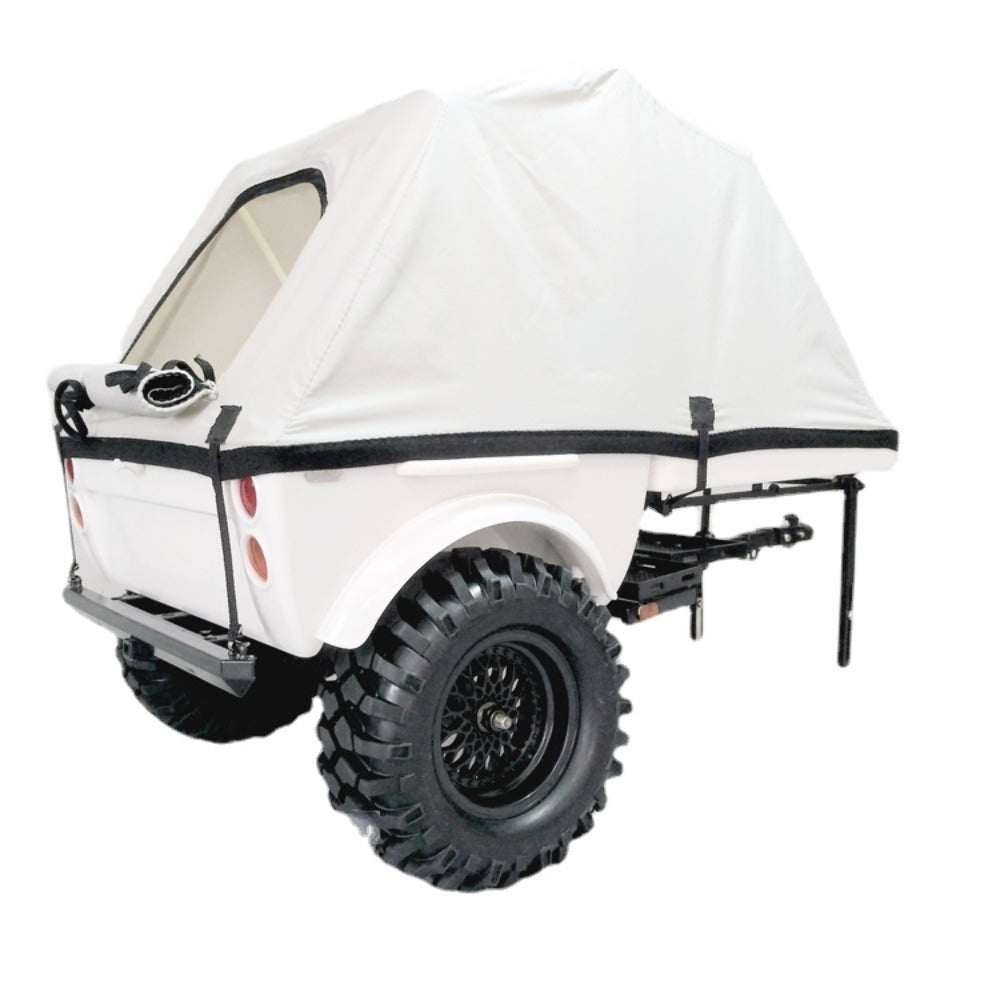 car trailer tent Metal Chassis Tent Trailer for 1/10 Trx4 Scx10 Rc Car – VAJJEXRC