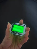 Titanium Alloy Tritium Signal Light Keychain Self-luminous for 25 Years