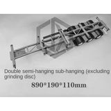 JXMODEL Double Semi-trailer for 1/14 Tamiya Rc Trailer Scania 770S MAN Benz Actros 3363 Volvo