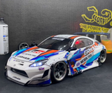 TC286 1/10 Toyota GR86 Pandem 1/10 Rc Drift Car with Front and Rear Lights Finished Product Magnetic Case