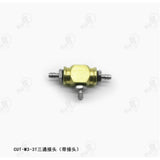 10PCS CUT 1/14 Hydraulic Model DIY Tee Hydraulic Connector Nozzle for 3/4mm  OILPIPE
