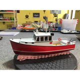 1/32 Fishing Boat 3D Printing SLA Resin Assembly RC Model Ship Boat DIY KIT