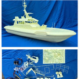 1/24 66ft Coast Guard Resin Hull Assembly Kit RC Jet Pump Ship Model