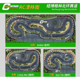 1/24 RC DRIFT CAR Nürburgring North Ring Pvc Composite Track Map 2x5 M