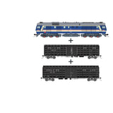 CMR HO Scale 1/87 Electric Train Freight Passenger Set