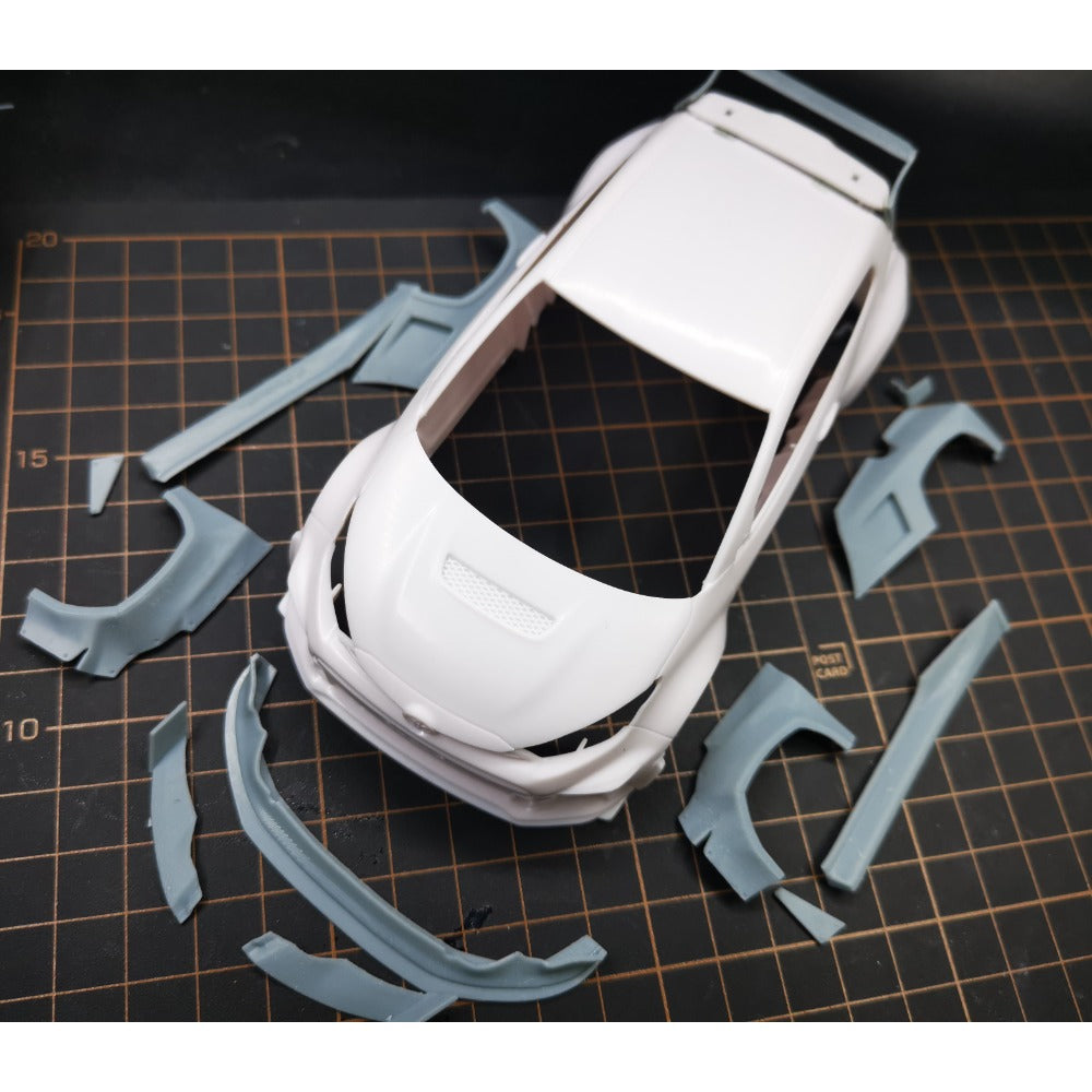 Pro Mod Model Car Shell 1/28 Kysho GR YARIS Model Car Shell 3D Printing Modified Plastic Parts ...