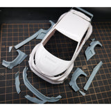 1/28 Kysho GR YARIS Model Car Shell 3D Printing Modified Plastic Parts Wheel Hub