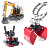 CUT 914/920 1/14 RC Hydraulic Excavator OP Original Parts Hydraulic Cylinder Lithium Battery Bucket Track Drive Wheel Collection