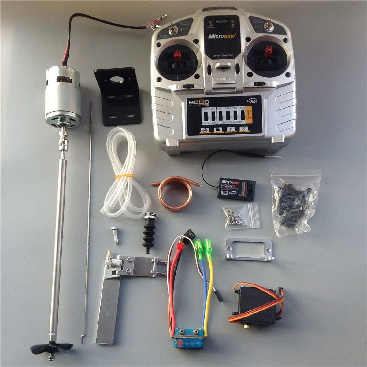 Remote Control Rc775 16in1 Remote Control Boat Power System 6 Channel MC6C Remote Control ...