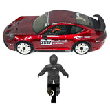 KKPIT XNR 1/7 RC 3s Brushless Rally Car Red Painted RTR