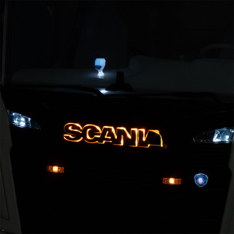 Boîte Lumineuse LED Publicitaire Pour Camion RC 1/14 - Compatible Tamiya Scania 770S, 8x4, éclairage Réaliste