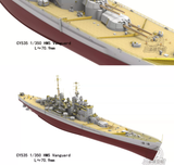 CY MODEL CY535 1/350 HMS Vanguard Battleship Assembly Model with Rc Op Parts