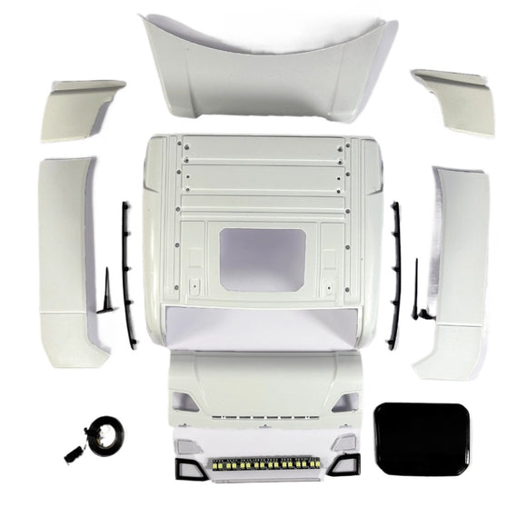 1/14 Tamiya Scania 770s Rc Tractor Mid Top Roof High Roof WITH Lighting OP Kit MD-S-06