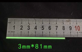 3X81mm Green Tritium Tube Self-luminous for 25 Years