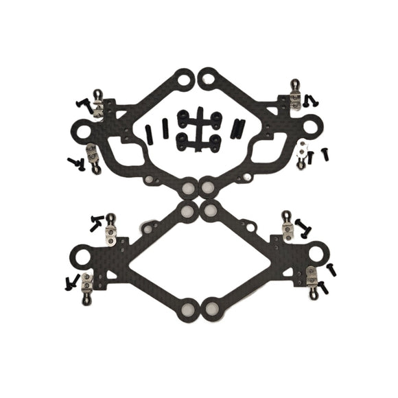 3Racing Cero Mini M210 M225 FWD RC DRIFT CAR Carbon Fiber Lower