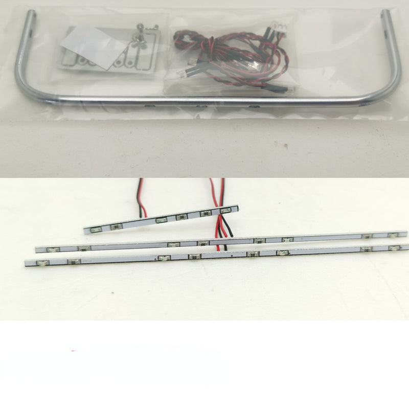 AXspeed Lampe à pédale en alliage d'aluminium pour tracteur Tamiya 1/14 Scania 770S 56368 56371 56379 Mise à niveau