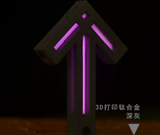 3D Printed Metal Titanium Alloy Arrow Tritium Lamp Self-luminous for 25 Years