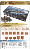 CY MODEL CY103PRO 1/350 USS BB-38 Pennsylvania Professional Version w/soldier Battleship MODEL KIT