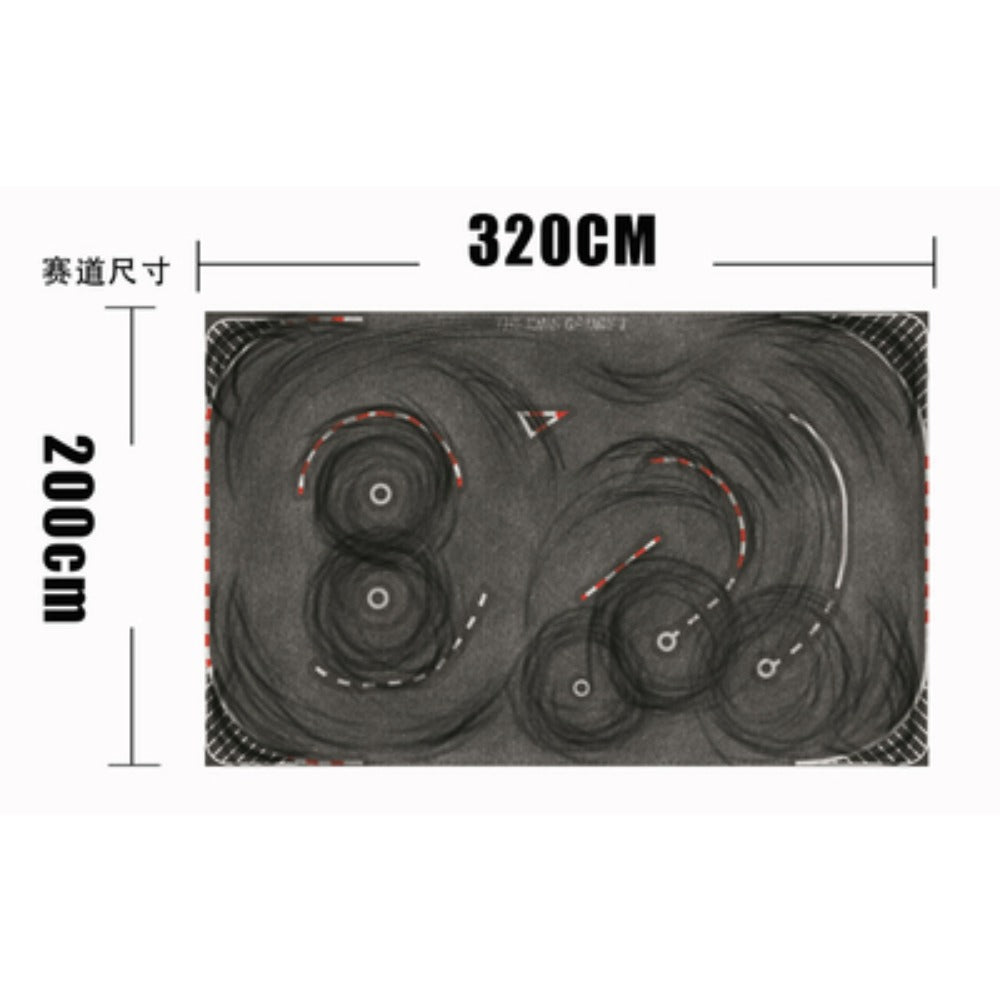 1/28 MINI-Z DRZ2 GLD BMX Remote Control Drift Car Track Floor Mat Track ...