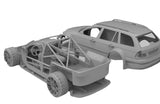 1/24 E46 M3 GTR wagon rc drift car 3D printed resin assembly model