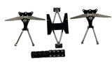 6X6 Metal with Differential Axle Suspension Assembly for 1/14 Tamiya RC Truck Scania Diy