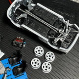 1:64 EVO Static Car Model Car Repair Scene Garage Set