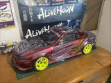 88Drift 1/10 RC Drift Car S15 Transparent Shell 200mm Wheelbase 257 Wheelbase