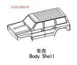 YIKONG YK4107 Yk4106 Y60 FJ60 Rc Car Transparent Case for 1/10 Trx4 Rc Car 324mm Wheelbase