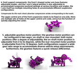 AZADA Avalon V1.1 1/10 RC Rear Drive Drift Frame Kit Decoupling Suspension Conversion Kit