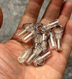 Transparent Acrylic Keychain WITH 2X12MM Tritium Tube Self-luminous for 25 Years