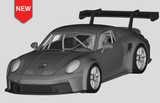 1/24 911 GT3 2021 Rc Drift Car 3d Print Shell Resin Assembly Model