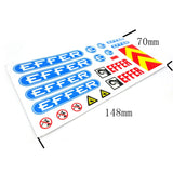 1/14 RC Construction Vehicle Model Crane Arm Toy Model Effer Sticker D406