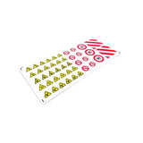 1/14 Rc Hydraulic Excavator Model Warning UV Sticker 128x54mm D422