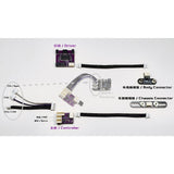 AWLC GAIA 1/24 RC DRIFT CAR Magnetic Lighting Control System Assembly