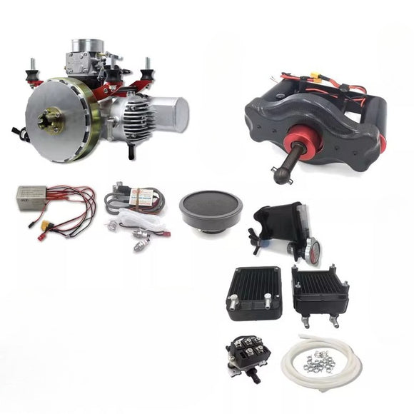DLE 128HD Drone Engine Water-cooled Engine Oil-to-electric Kit