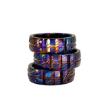 Colored Titanium Tritium Tube Ring Self-luminous for 25 Years