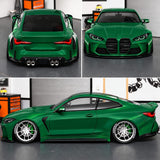 1/10 G82 M4 Emerald Painted Car Shell with Light System for Mst Rmx Yd2 Rc Drift Car