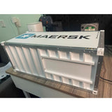 1/14 TAMIYA RC TRACTOR 3D Printed 20ft Plastic Truck Refrigerated Container Model DC12V